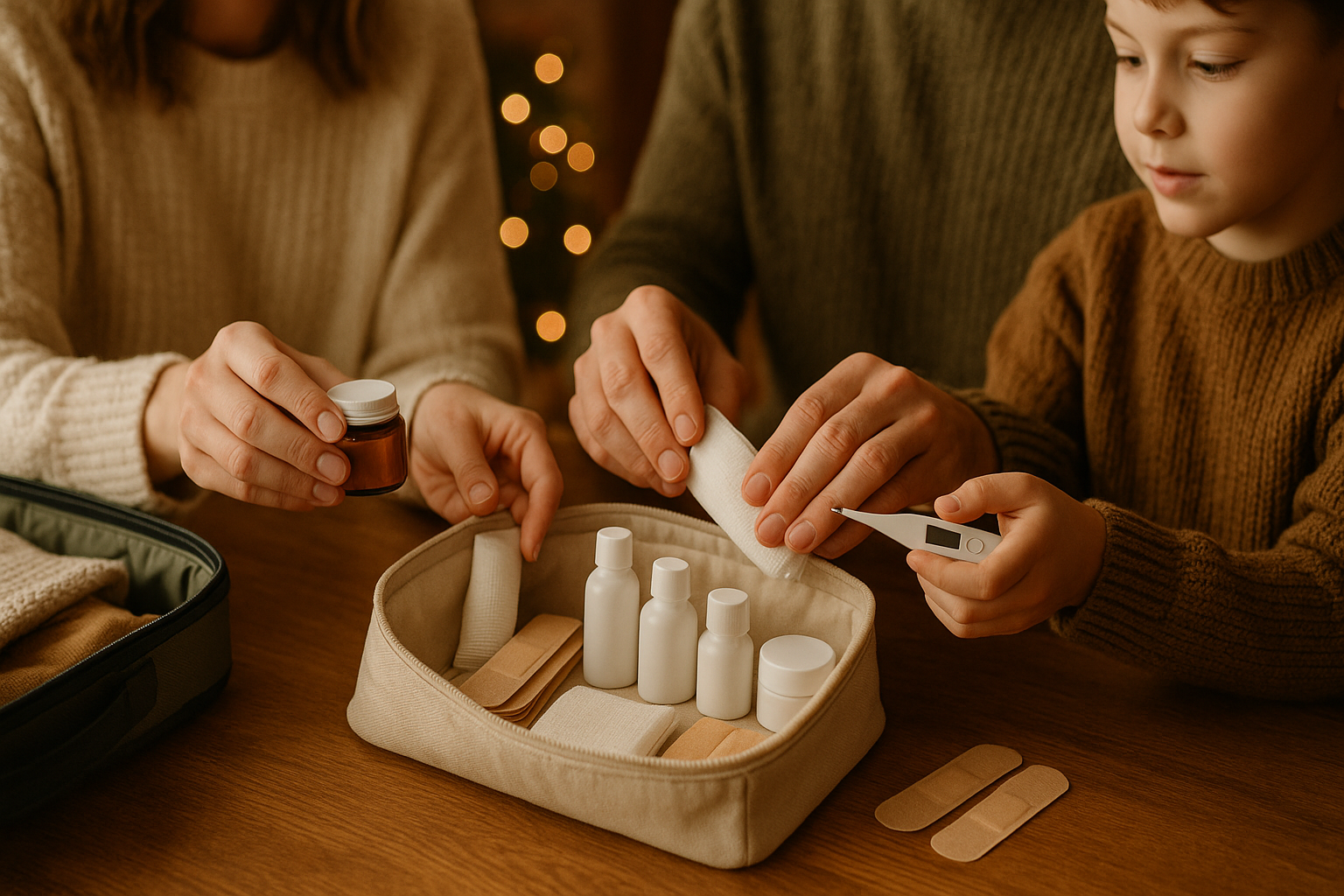 Botiquín familiar para viajes navideños por España: qué llevar y cómo prepararlo