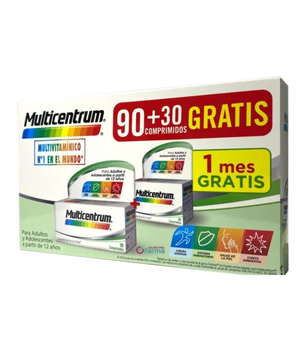 Multicentrum 90+30 comprimidos