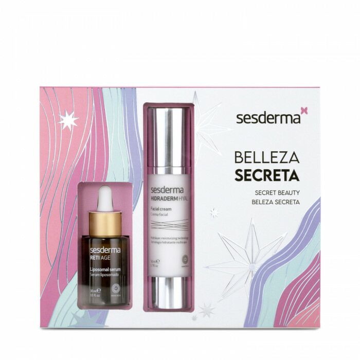 Sesderma Pack Belleza secreta, serum Reti-age (30 ml) + Crema facial Hidradermhyal (50 ml)