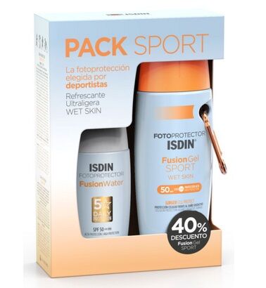 Isdin Pack sport (Fusion water, 50 ml + Fusion Gel sport, 100 ml)