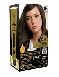 TH pharma tinte v-color, n 6 (13), rubio oscuro ceniza dorado