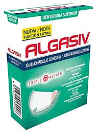 Algasiv - almohadillas adhesivas protesis (30 u superior)