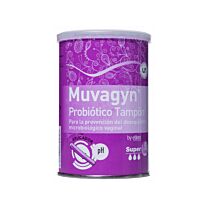 Muvagyn probiotico tampon vaginal - (super c/ aplicador 9 tampones)
