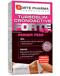 Forte pharma turboslim cronoactive forte 45+ - (28 comp dia + 28 comp noche)