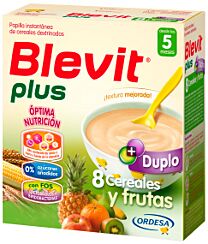 Blevit® Frutas y cereales sin gluten superfibra 600g