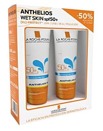 Anthelios xl  spf 50 +, gel wet skin pack 2ª unidad al 50% (250ml + 250ml)