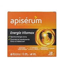 Apiserum energÍa vitamax, 18 viales