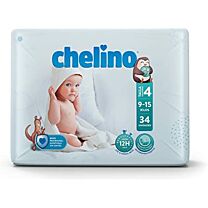 Chelino pañal infantil talla 4 (9-15 kg) 34 unidades