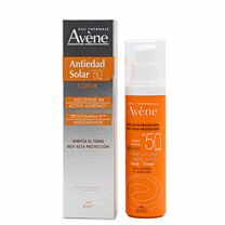 Avene solar  anti-age, pieles sensibles con color, spf 50+, (50 ml)