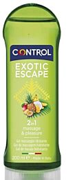 Control gel de masaje 2 en 1, exotic escape, 200 ml