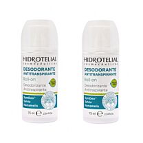 Hidrotelial desodorante antitranspirante roll-on duplo 75 ml +75 ml
