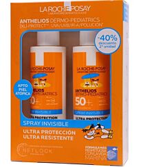 Anthelios duplo dermo-pediatrics spray invisilbe 50 + spf, (2 x 200 ml)