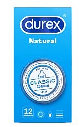 Durex natural plus - preservativos (12 u)