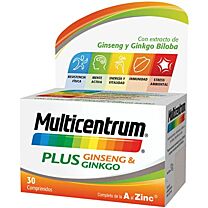 Multicentrum Plus Ginseng & Ginkgo, 30 comprimidos
