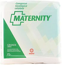 Compresas Maternity celusosa, 25 unidades