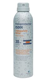 Isdin spf 30 wet skin spray tranparente 250ml