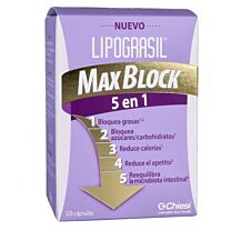Lipograsil Max Block 5 en 1, 120 cápsulas