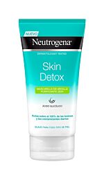 Neutrogena skin detox mascarilla de arcilla purificante 2 en 1, 150ml