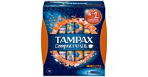 Tampax compak pearl, super plus (18 unidades)
