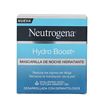 Neutrogena hydro boost, mascarilla de noche hidratante, 50 ml