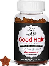 Lashile Good Hair, pérdida de cabello hombre, 60 gominolas