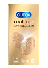 Durex real feel - preservativo sin latex (12 u)