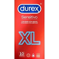 Durex sensitivo xl, 10 preservativos