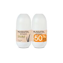 Mussvital botanics sensible, desodorante duplo (2 x 75 ml)