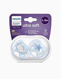 Avent chupete Ultra soft 6-18 meses, 2 unidades